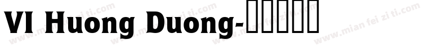 VI Huong Duong字体转换